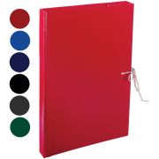 Папка архивная с жесткими клапанами OfficeSpace, покрытие БВ, с 4 завязками, ширина корешка 30мм ассорти зеленая/серая