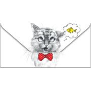 Конверт для денег Кот