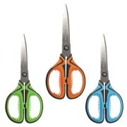 Ножницы BRAUBERG «ULTRA COLOR», 190 мм, ассорти, резиновые ребристые вставки