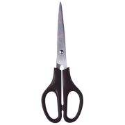 Ножницы BG «Classical», 18,0 см, черные, стальное лезвие, европодвес